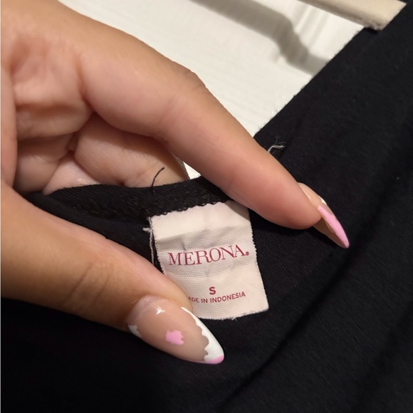 Merona Black V-Neck Coverup Dress - Picture 3 of 3